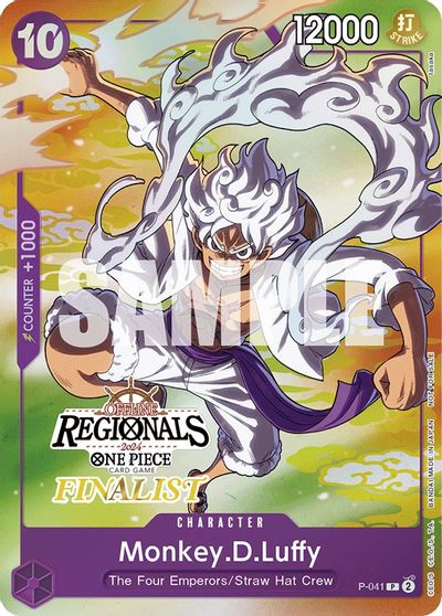 Monkey.D.Luffy (041) (Offline Regional 2024 Vol. 2) [Finalist] card art