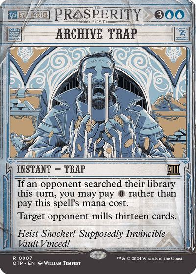 Archive Trap card art
