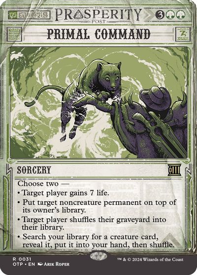 Primal Command card art