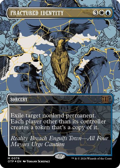 Fractured Identity (Textured Foil) card art
