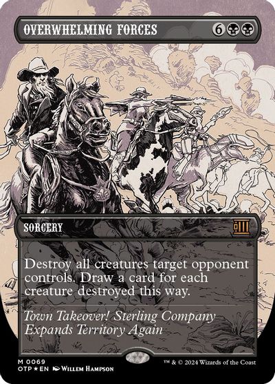 Overwhelming Forces (Textured Foil) card art