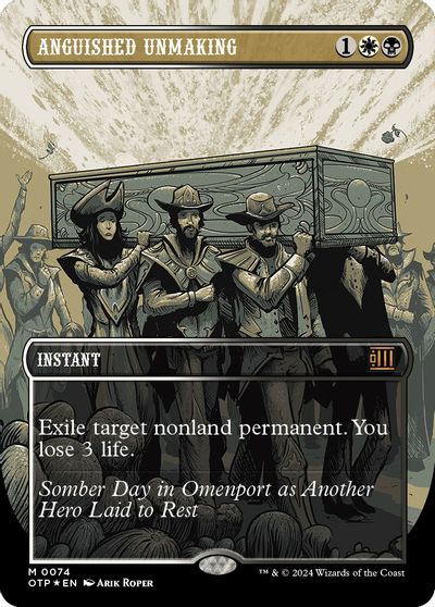 Anguished Unmaking (Textured Foil) card art