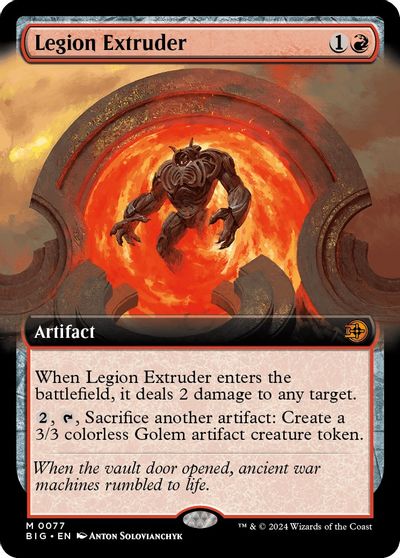 Legion Extruder (Extended Art) card art