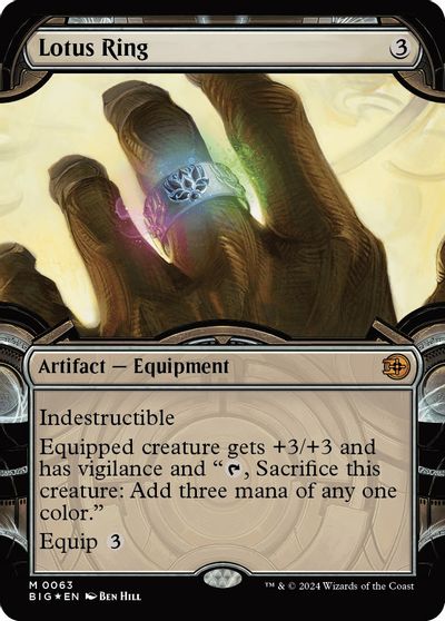 Lotus Ring (Showcase) (Raised Foil) card art