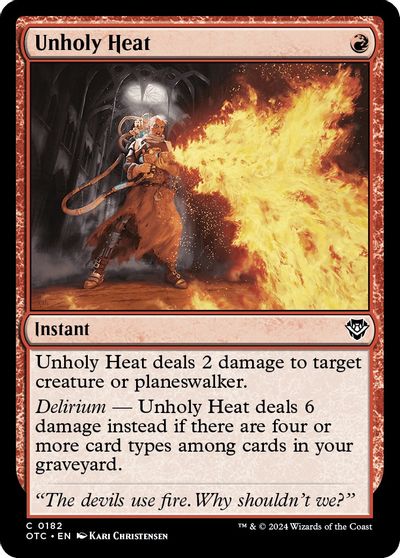 Unholy Heat card art