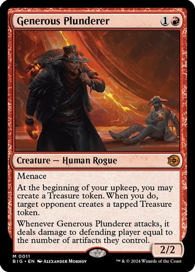 Generous Plunderer card art