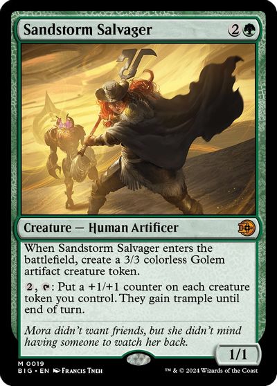 Sandstorm Salvager card art