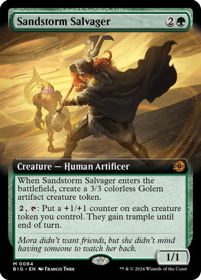 Sandstorm Salvager (Extended Art) card art
