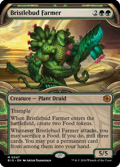 Bristlebud Farmer (Showcase) card art