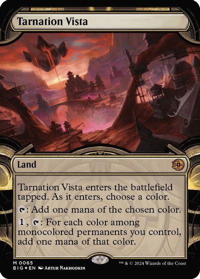 Tarnation Vista (Showcase) (Raised Foil) card art