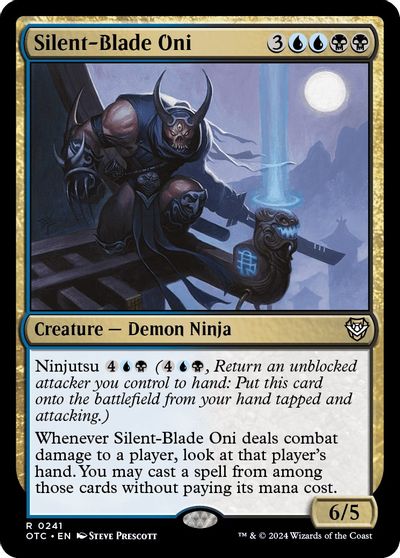 Silent-Blade Oni card art
