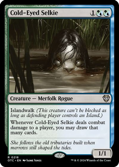Cold-Eyed Selkie card art