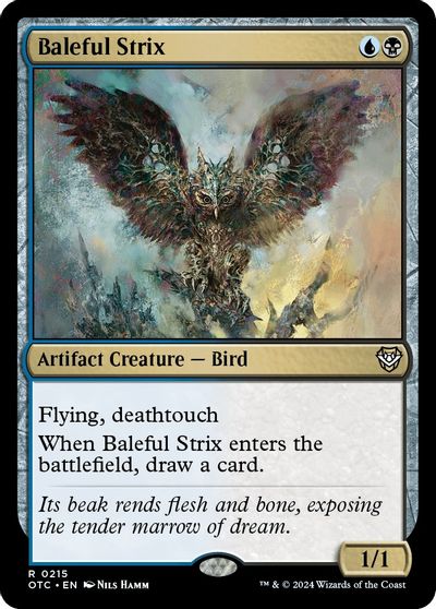 Baleful Strix card art
