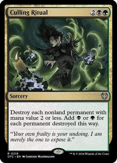 Culling Ritual card art