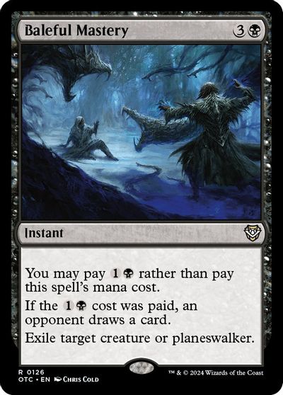 Baleful Mastery card art