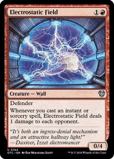 Electrostatic Field card art