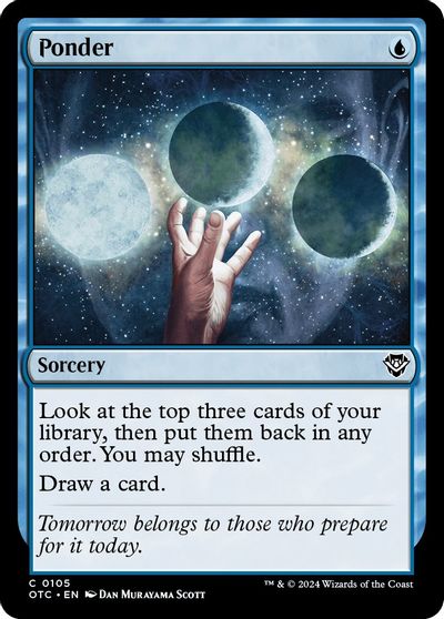 Ponder card art