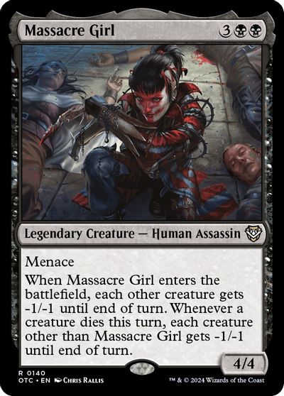 Massacre Girl card art