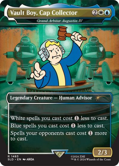 Vault Boy, Cap Collector - Grand Arbiter Augustin IV card art