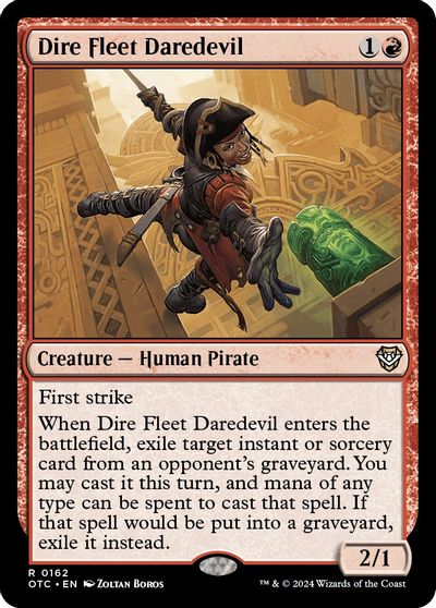 Dire Fleet Daredevil card art