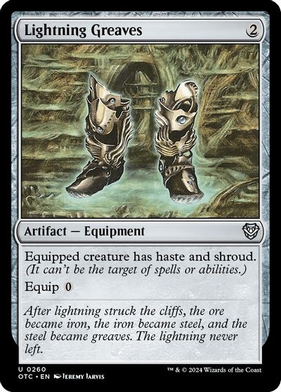 Lightning Greaves card art