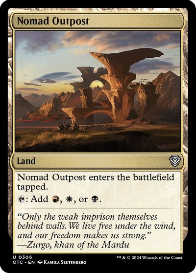 Nomad Outpost card art