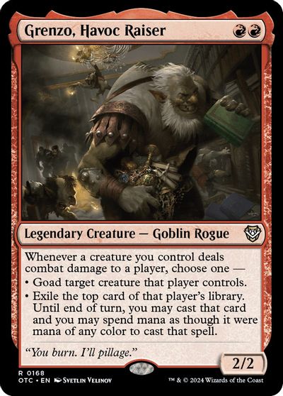 Grenzo, Havoc Raiser card art