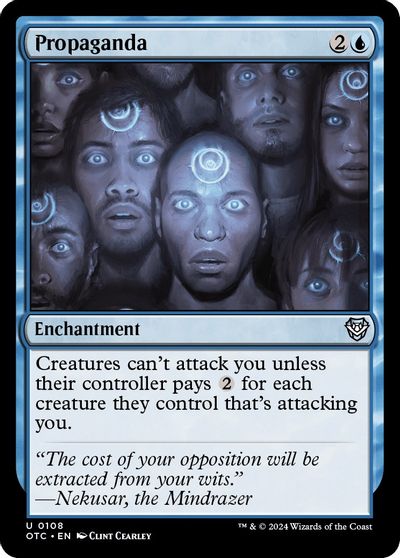 Propaganda card art