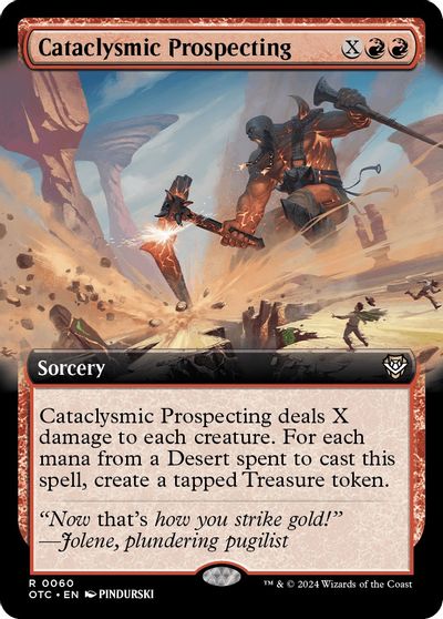 Cataclysmic Prospecting (Extended Art) card art