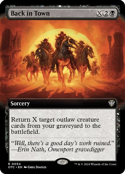Back in Town (Extended Art) card art