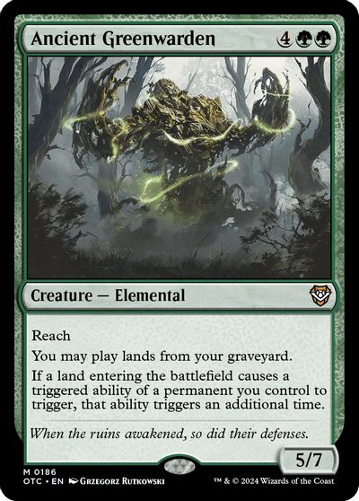 Ancient Greenwarden card art
