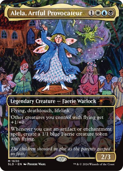 Alela, Artful Provocateur (1630) card art