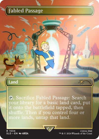 Fabled Passage (1534) (Rainbow Foil) card art