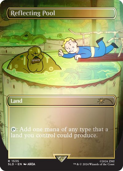 Reflecting Pool (Rainbow Foil) card art
