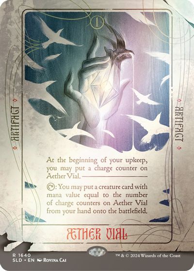 Aether Vial (Rainbow Foil) card art
