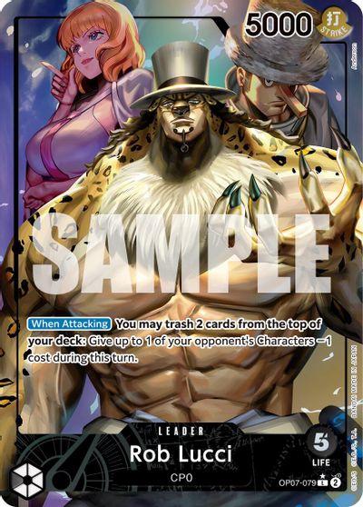 Rob Lucci (079) (Parallel) card art
