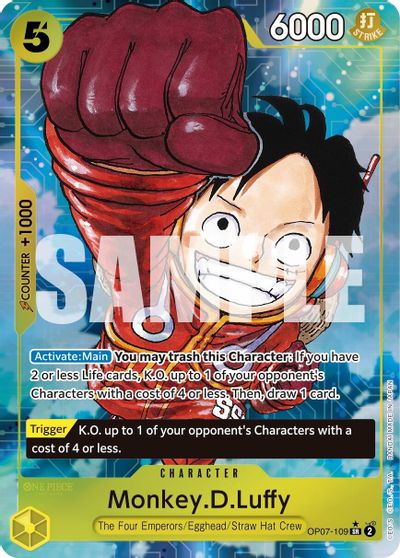 Monkey.D.Luffy (109) (Parallel) card art
