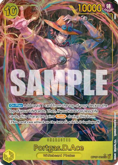 Portgas.D.Ace (119) (Parallel) card art