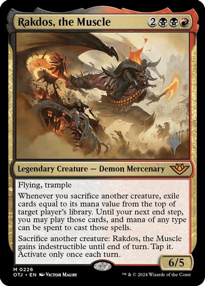 Rakdos, the Muscle card art