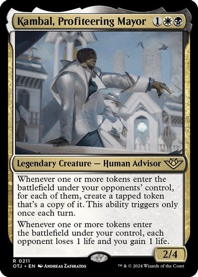 Kambal, Profiteering Mayor card art