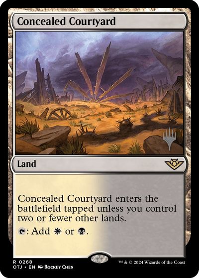 Concealed Courtyard card art