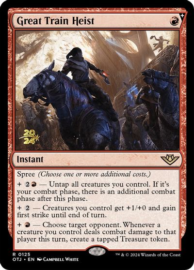 Great Train Heist card art