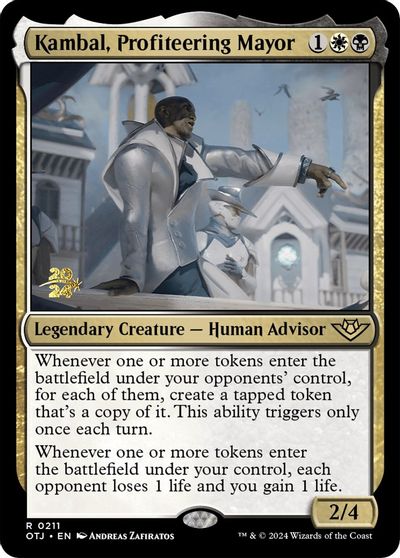 Kambal, Profiteering Mayor card art