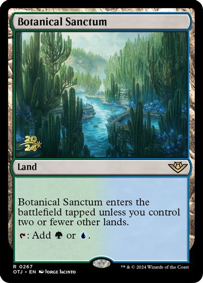 Botanical Sanctum (OTJ) card art