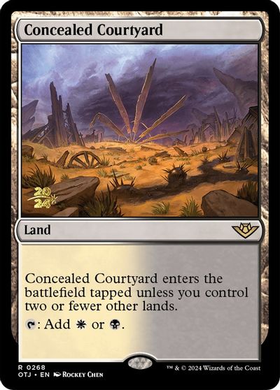 Concealed Courtyard (OTJ) card art