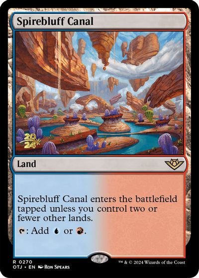 Spirebluff Canal (OTJ) card art
