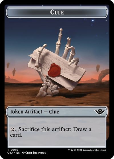Clue Token card art