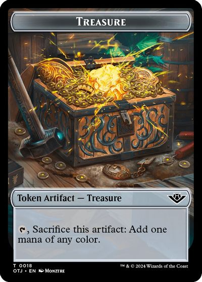 Treasure // Construct Double-Sided Token card art