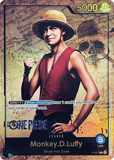 Monkey.D.Luffy (047) (Premium Card Collection -Live Action Edition-) card art
