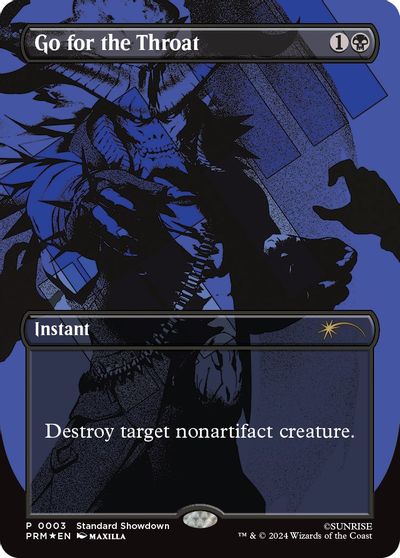 Go for the Throat card art